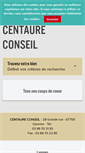 Mobile Screenshot of centaureconseil.com