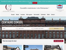 Tablet Screenshot of centaureconseil.com